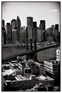 Brooklyn Bridge View In Sepia, A Photo By Madeline Ellis, Is Now Appearing In Under The Hat Magazine.